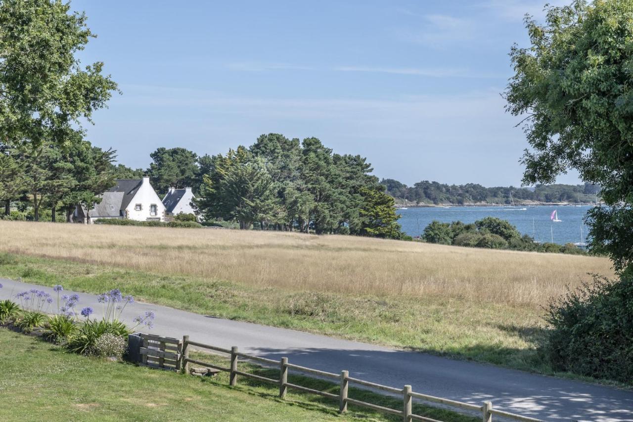 Maison Vue Mer Dans Le Golfe Du Morbihan Баден Экстерьер фото